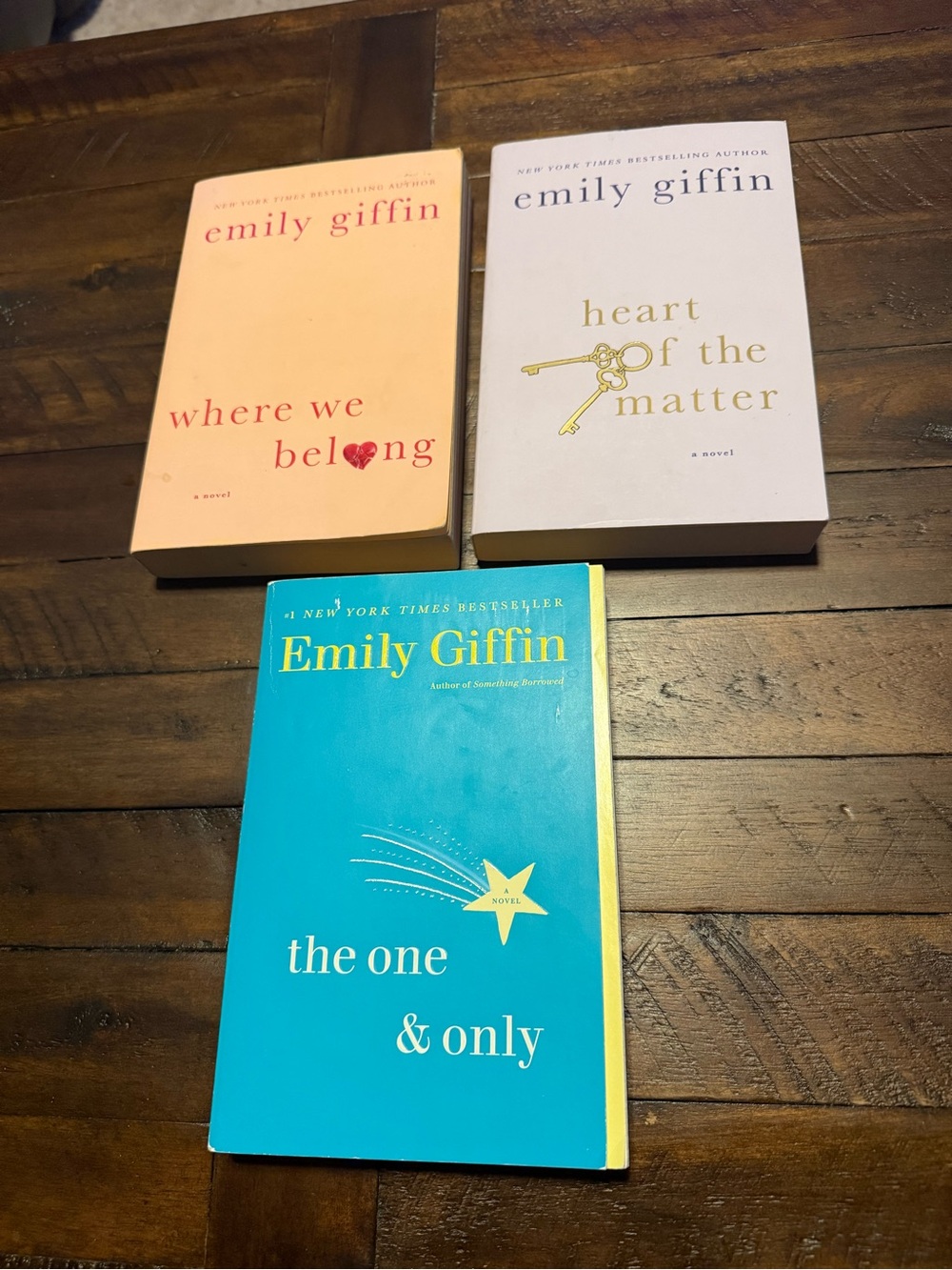 Emily Giffin Paperbacks - 3 Book Set